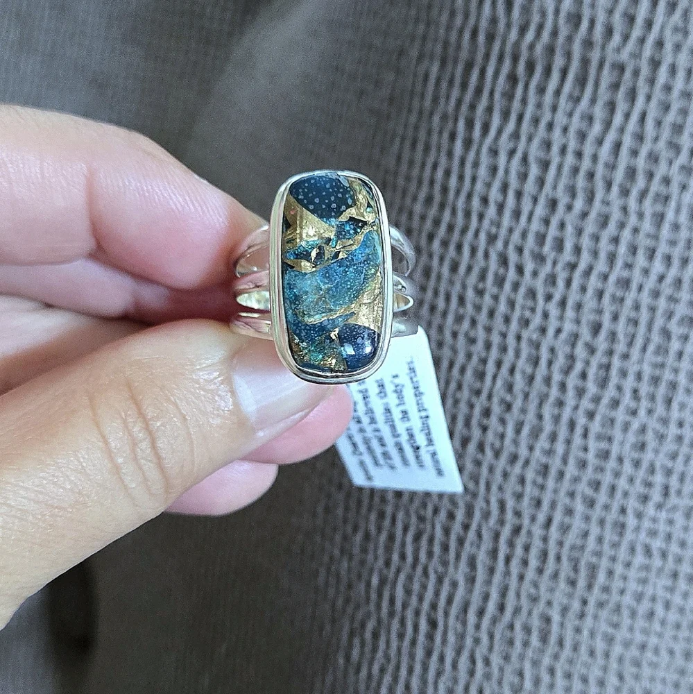 Shivam Apatite Quartz Statement Ring💍 - NWT - Picture 4 of 15